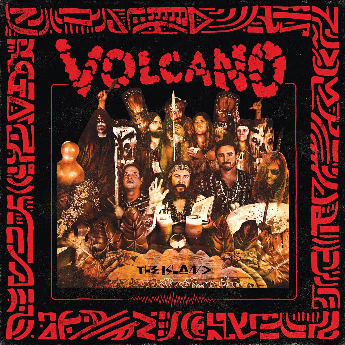 Volcano - The Island (OPAQUE RED VINYL) (Vinyl) | Mint (M) Mint (M)-The Happy Cap
