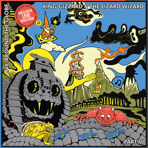 King Gizzard & The Lizard Wizard - Live Around The Globe: Part V (VINYL) |-The Happy Cap