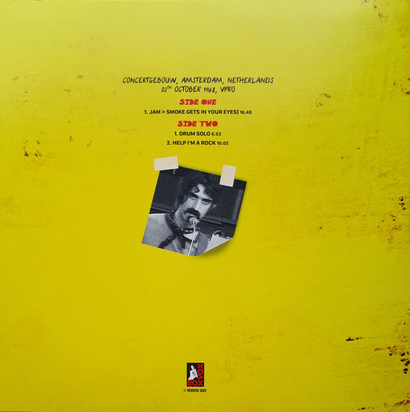 Frank Zappa - Live In Europe 1967 To 1970 (6XLP BOX* | Mint (M) Mint (M)-The Happy Cap