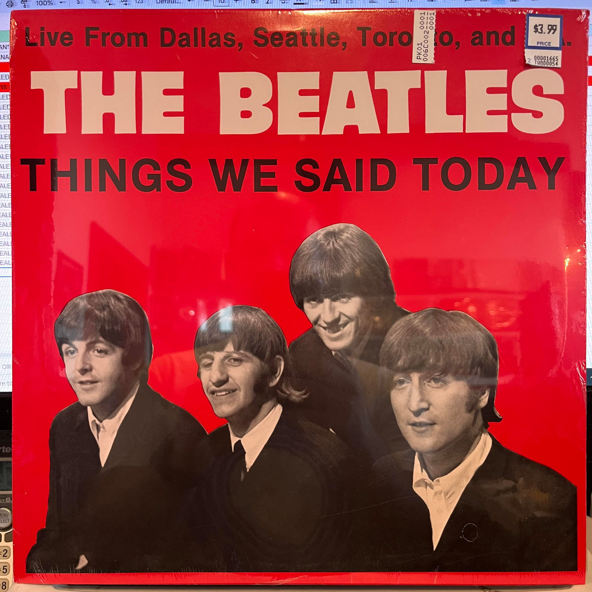 Things We Said Today *SEALED* | Mint (M) Mint (M)-The Happy Cap