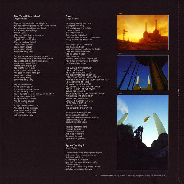 Pink Floyd - Animals (2018 Remix) *DISCOUNT COPY* | Mint (M) Mint (M)-The Happy Cap