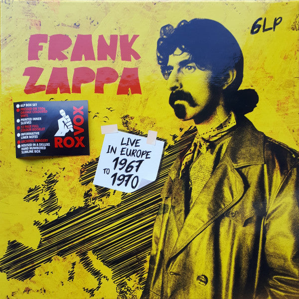 Frank Zappa - Live In Europe 1967 To 1970 (6XLP BOX* | Mint (M) Mint (M)-The Happy Cap