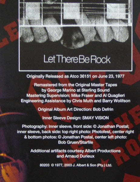 Let There Be Rock (VINYL) | Mint (M) Mint (M)-The Happy Cap