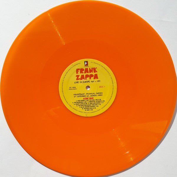 Frank Zappa - Live In Europe 1967 To 1970 (6XLP BOX* | Mint (M) Mint (M)-The Happy Cap