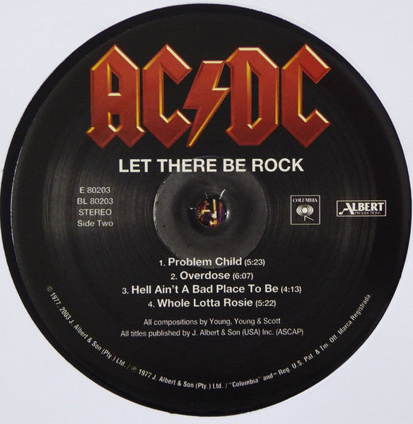 Let There Be Rock (VINYL) | Mint (M) Mint (M)-The Happy Cap