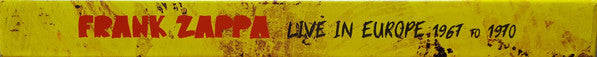 Frank Zappa - Live In Europe 1967 To 1970 (6XLP BOX* | Mint (M) Mint (M)-The Happy Cap