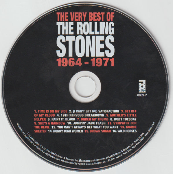 The Very Best Of The Rolling Stones 1964-1971 (CD) | Mint (M) Near Mint (NM)-The Happy Cap