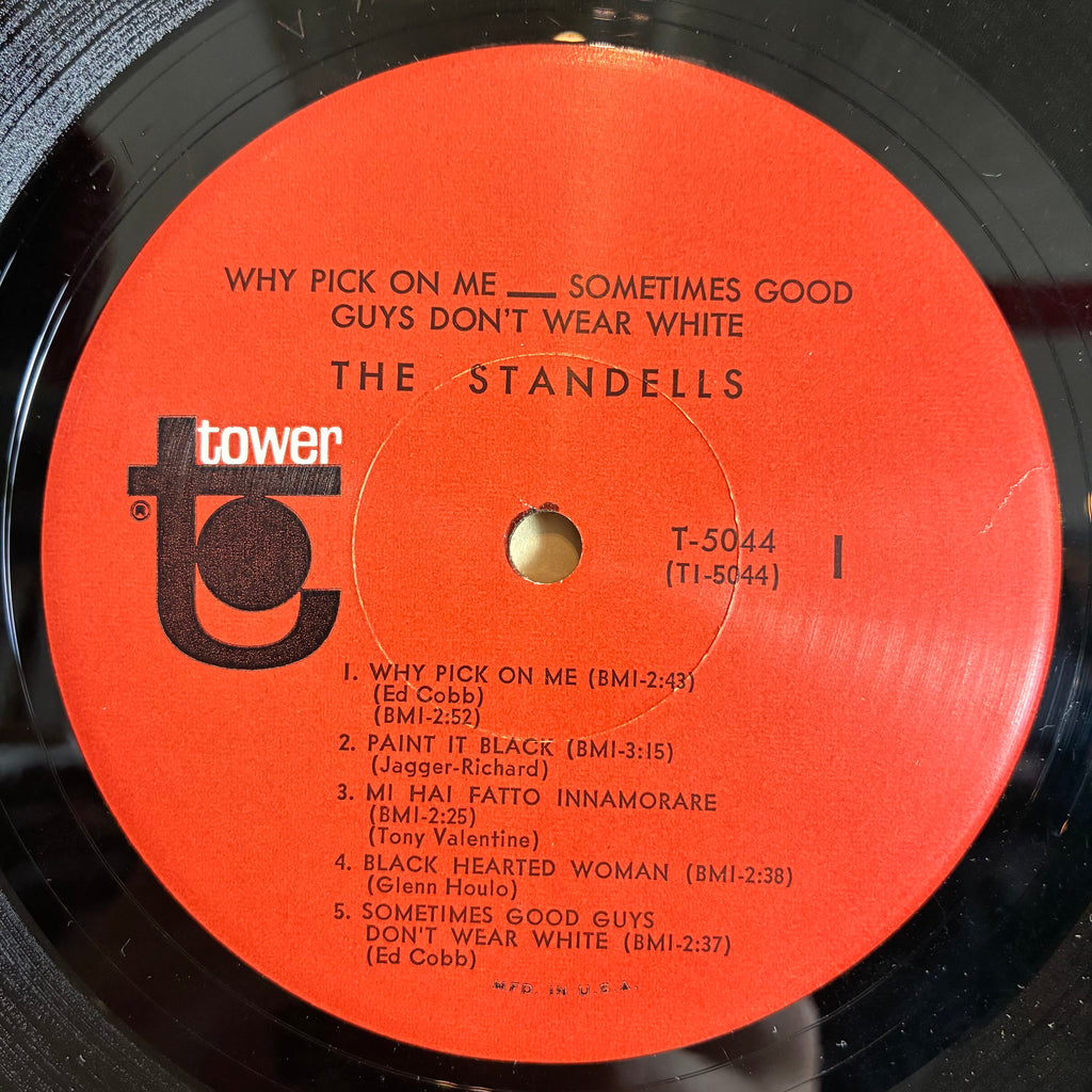 The Standells - Why Pick On Me - Sometimes Good Guys Don't Wear White (VINYL) |-The Happy Cap