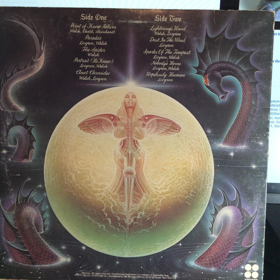 Kansas (2) - Point Of Know Return (VINYL LP Kirshner – JZ 34929, Kirshner – 34929) | USED Excellent (EX) Excellent (EX)-The Happy Cap