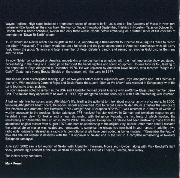 Nektar - Remember The Future (SACD) | Excellent (EX) Near Mint (NM)-The Happy Cap