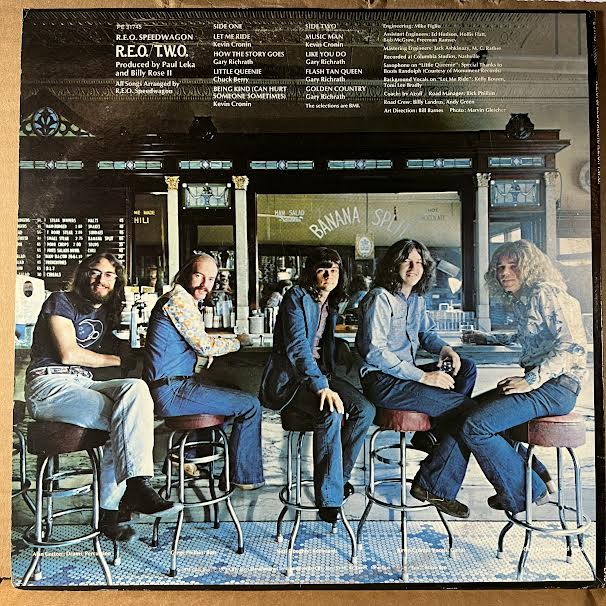REO Speedwagon - R.E.O./T.W.O. (VINYL) | Near Mint- (NM-) Excellent (EX)-The Happy Cap