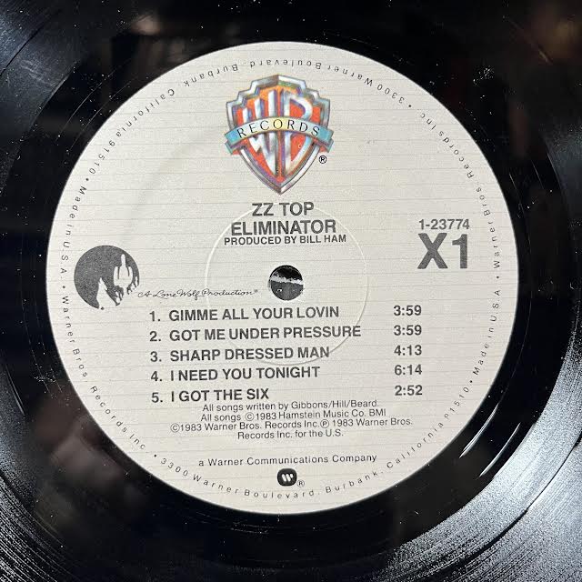 ZZ Top - Eliminator (VINYL) | Near Mint- (NM-) Near Mint- (NM-)-The Happy Cap