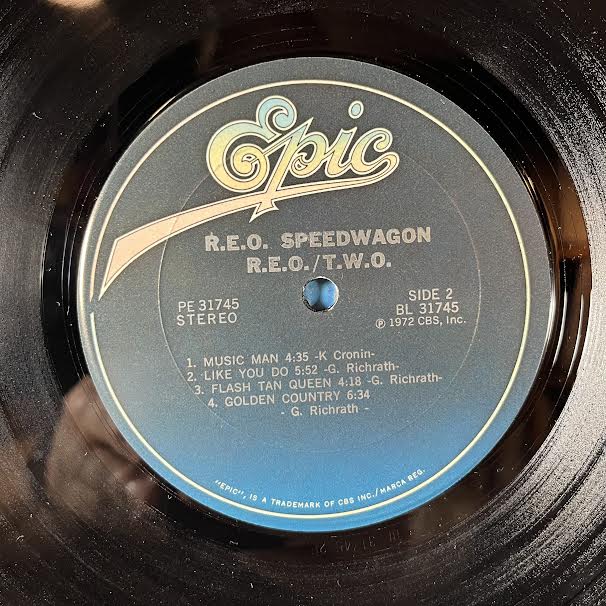 REO Speedwagon - R.E.O./T.W.O. (VINYL) | Near Mint- (NM-) Excellent (EX)-The Happy Cap