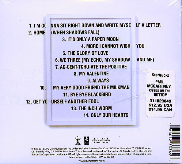Paul McCartney - Kisses On The Bottom *CD* | Near Mint (NM) Near Mint (NM)-The Happy Cap