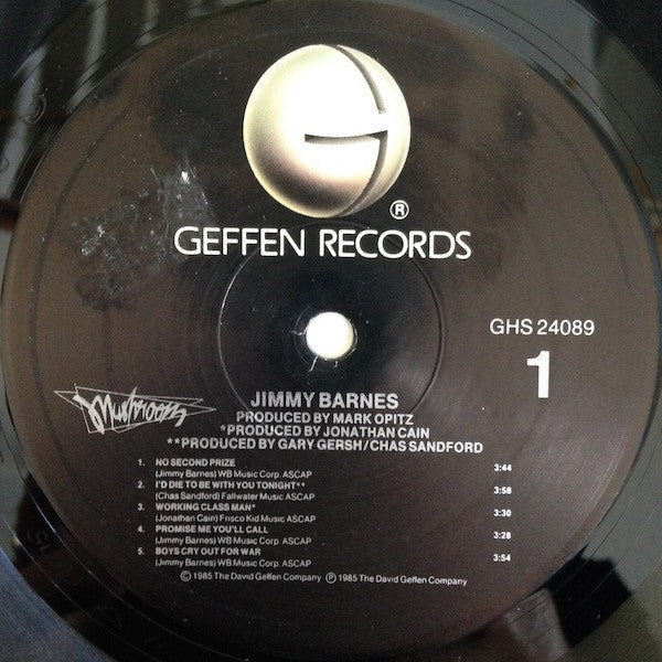 Jimmy Barnes - Jimmy Barnes *ALLIED / PROMO* | Near Mint (NM) Excellent (EX)-The Happy Cap