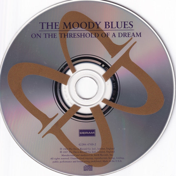 The Moody Blues - On The Threshold Of A Dream (CD) | Near Mint (NM) Excellent+ (EX+)-The Happy Cap