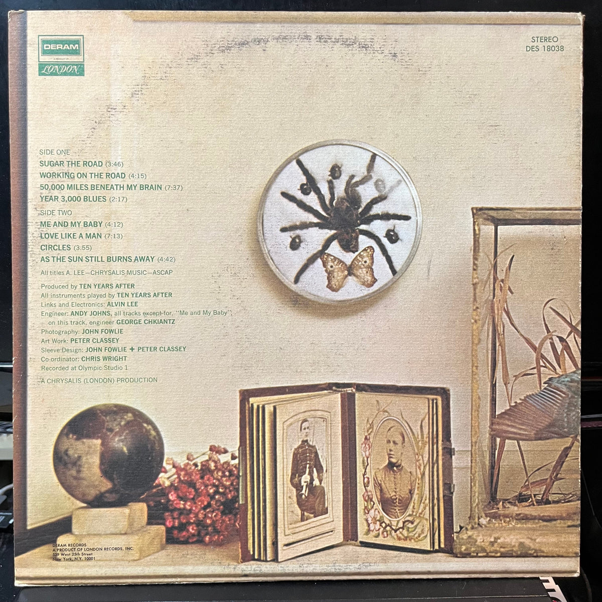 Ten Years After - Cricklewood Green (VINYL LP DERAM DES 18038 1970) | USED Near Mint (NM or M-) Very Good Plus (VG+)-The Happy Cap