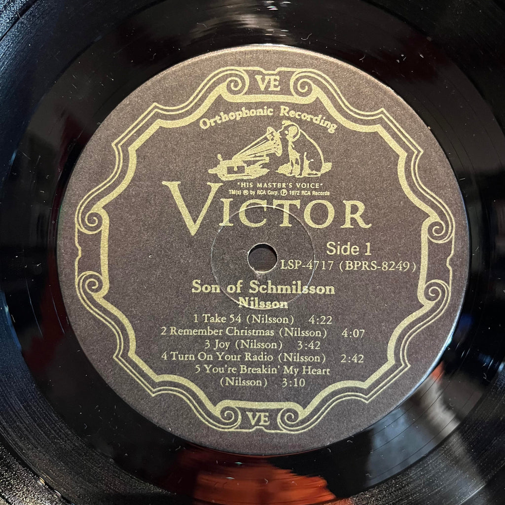 Harry Nilsson - Son Of Schmilsson *INDIANAPOLIS* | Near Mint (NM) Excellent (EX)-The Happy Cap