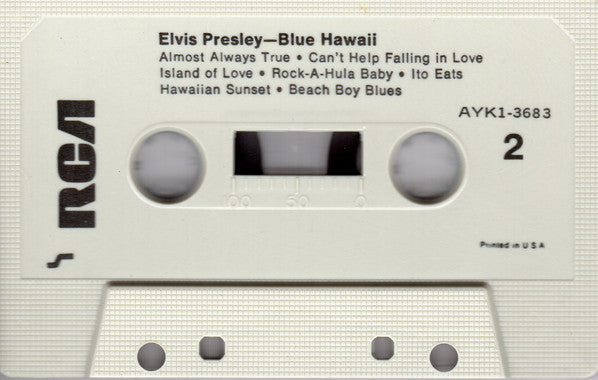 Elvis Presley - Blue Hawaii *CASSETTE* | Near Mint (NM) Near Mint (NM)-The Happy Cap