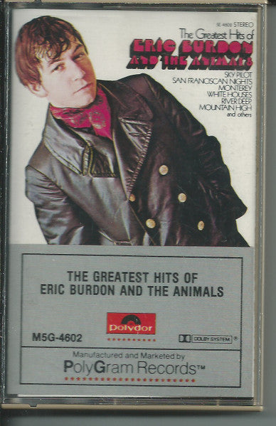 Eric Burdon & The Animals - The Greatest Hits Of Eric Burdon And The Animals *CASSETTE* | Near Mint (NM) Near Mint (NM)-The Happy Cap