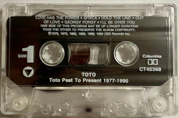 Toto - Past To Present 1977-1990 *CASSETTE* | Near Mint (NM) Near Mint (NM)-The Happy Cap