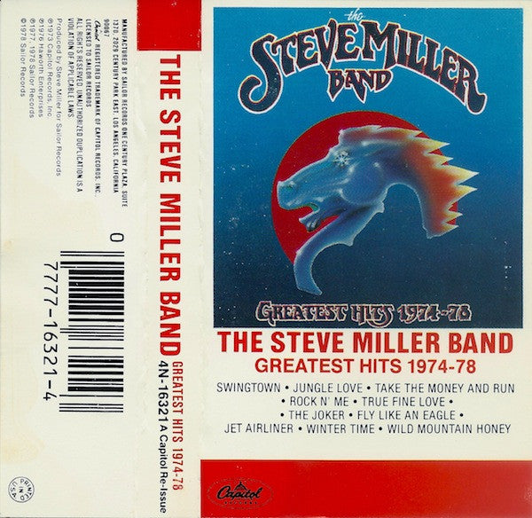 Steve Miller Band - Greatest Hits 1974-78 *CASSETTE* | Near Mint (NM) Near Mint (NM)-The Happy Cap
