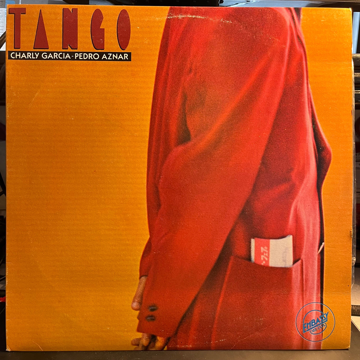 Charly Garcia - Pedro Aznar - Tango | Near Mint (NM) Very Good Plus (VG+)-The Happy Cap