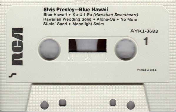 Elvis Presley - Blue Hawaii *CASSETTE* | Near Mint (NM) Near Mint (NM)-The Happy Cap