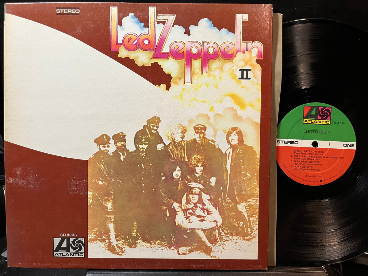 Led Zeppelin - Led Zeppelin II (VINYL LP ATLANTIC SD 8236 1975) | USED Near Mint (NM or M-) Excellent+ (EX+)-The Happy Cap
