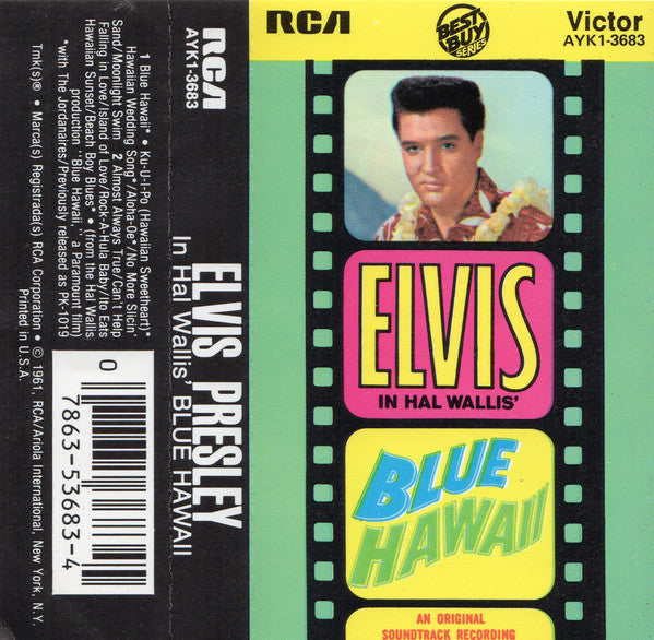 Elvis Presley - Blue Hawaii *CASSETTE* | Near Mint (NM) Near Mint (NM)-The Happy Cap