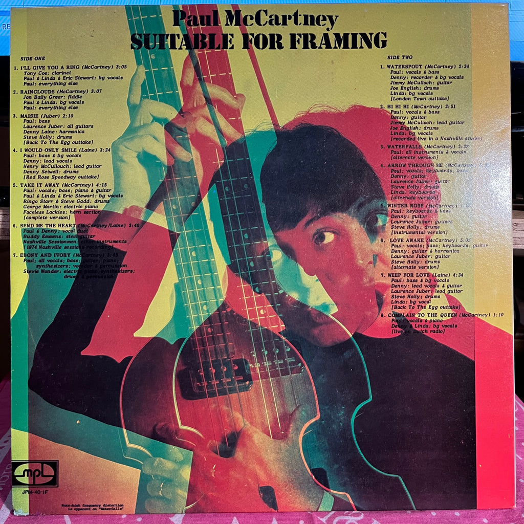 Paul McCartney - Suitable For Framing *UNOFFICIAL* | Near Mint (NM) Near Mint (NM)-The Happy Cap