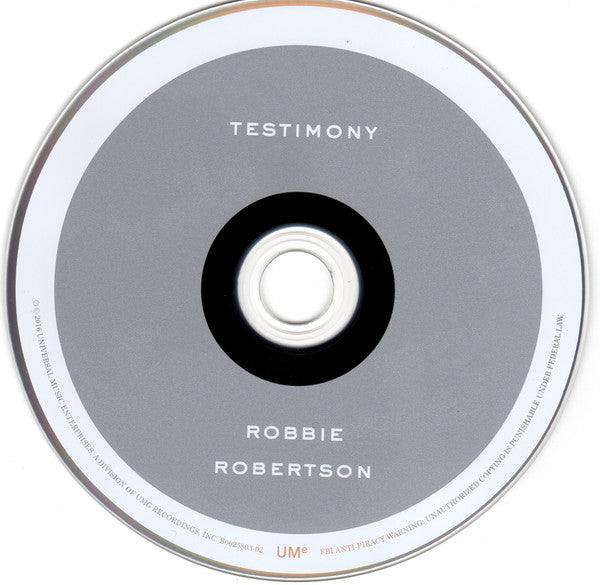 Robbie Robertson - Testimony (CD) | Near Mint (NM) Near Mint (NM)-The Happy Cap