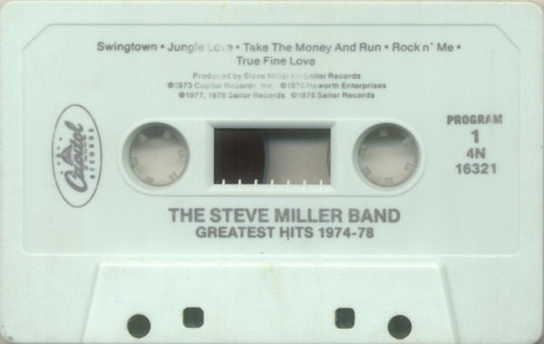 Steve Miller Band - Greatest Hits 1974-78 *CASSETTE* | Near Mint (NM) Near Mint (NM)-The Happy Cap