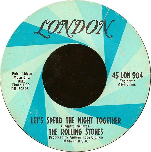 The Rolling Stones - Let's Spend The Night Together / Ruby Tuesday (7" VINYL) | Very Good Plus (VG+) Very Good Plus (VG+)-The Happy Cap