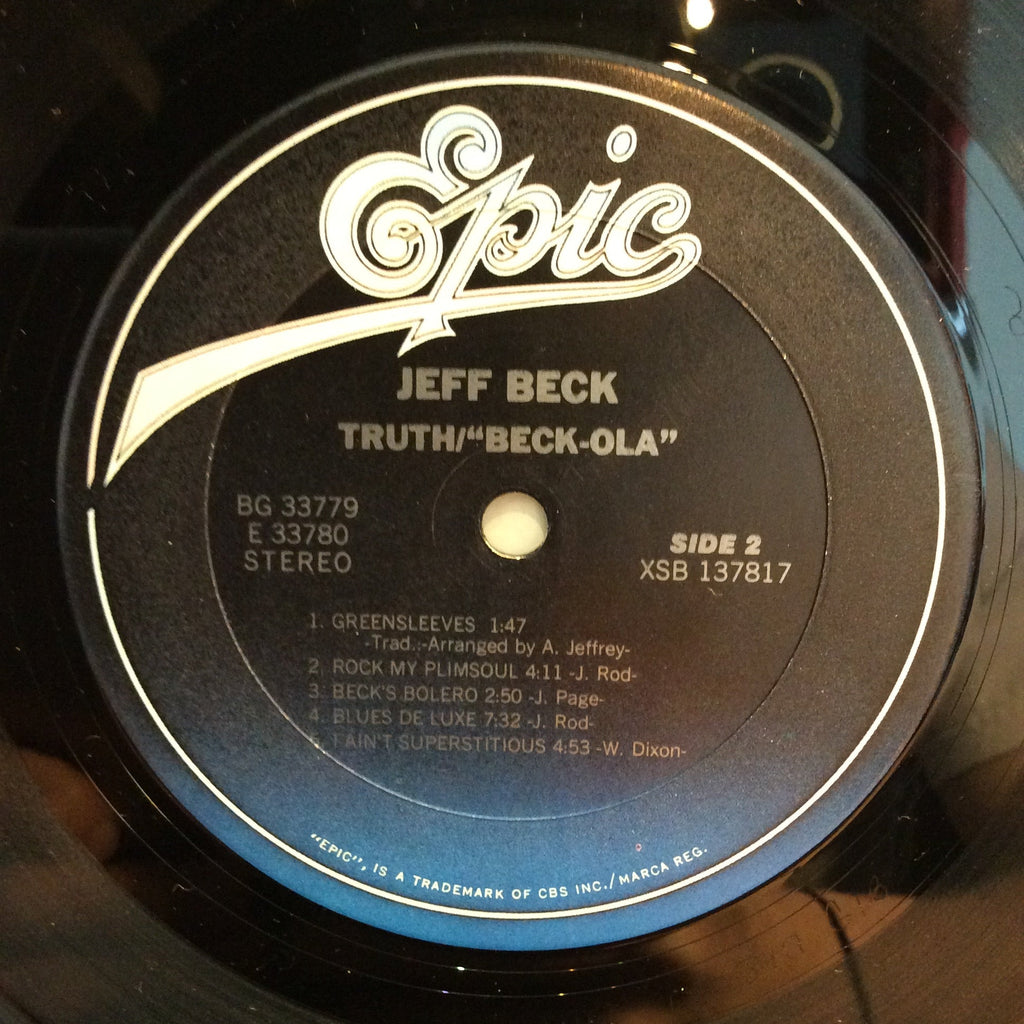 Jeff Beck - Truth/Beck-Ola (2xVINYL) | Very Good Plus (VG+)-The Happy Cap