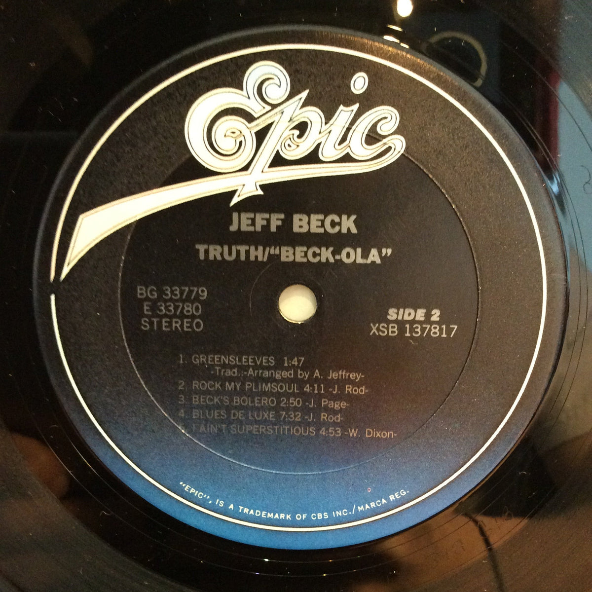 Jeff Beck - Truth/Beck-Ola (2xVINYL) | Very Good Plus (VG+)-The Happy Cap