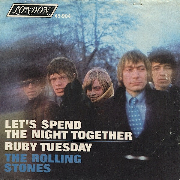 The Rolling Stones - Let's Spend The Night Together / Ruby Tuesday (7" VINYL) | Very Good Plus (VG+) Very Good Plus (VG+)-The Happy Cap