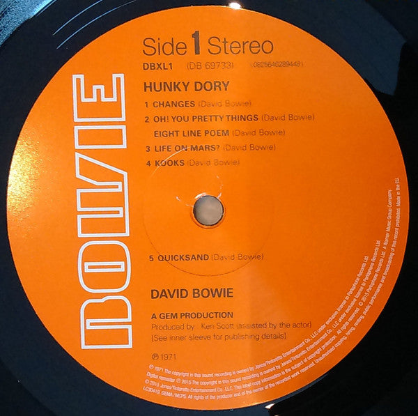 David Bowie - Hunky Dory | Mint (M) Mint (M)-The Happy Cap