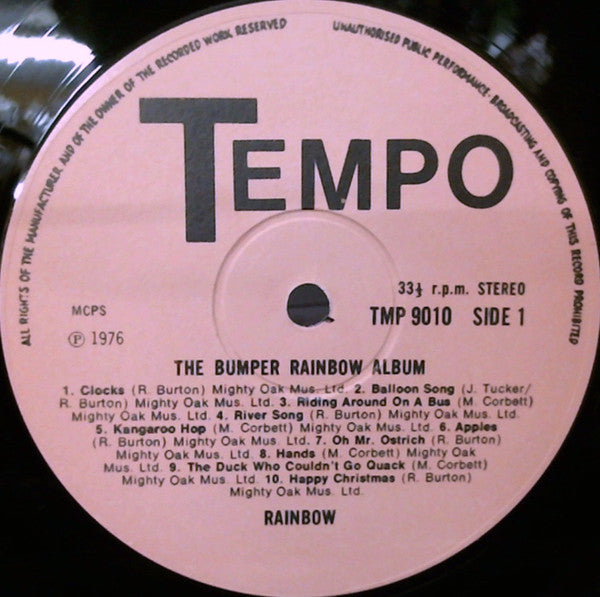 Rod, Matt and Jane - The Bumper Rainbow Album | Near Mint (NM) Near Mint (NM)-The Happy Cap