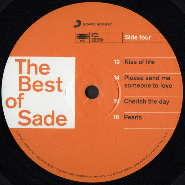 Sade - The Best Of Sade (VINY 2LP) | NEW Mint (M) Mint (M)-The Happy Cap