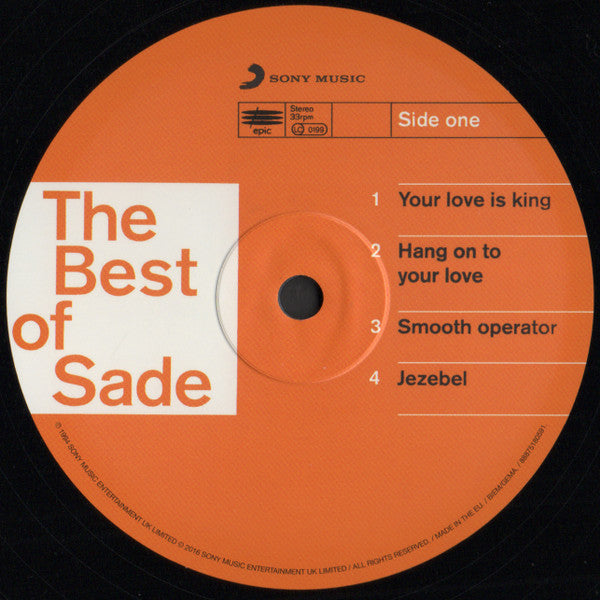 Sade - The Best Of Sade (VINY 2LP) | NEW Mint (M) Mint (M)-The Happy Cap