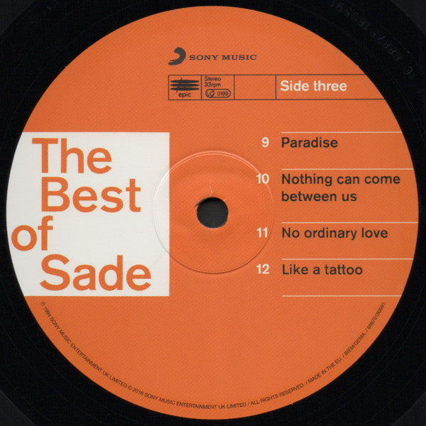 Sade - The Best Of Sade (VINY 2LP) | NEW Mint (M) Mint (M)-The Happy Cap