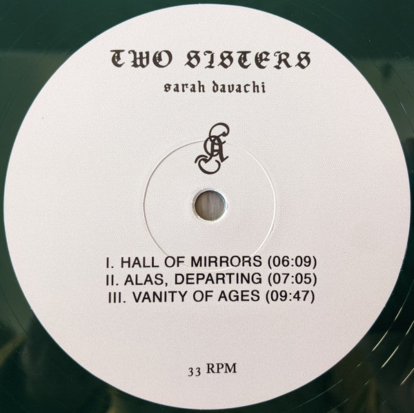 Sarah Davachi - Two Sisters | Mint (M) Mint (M)-The Happy Cap