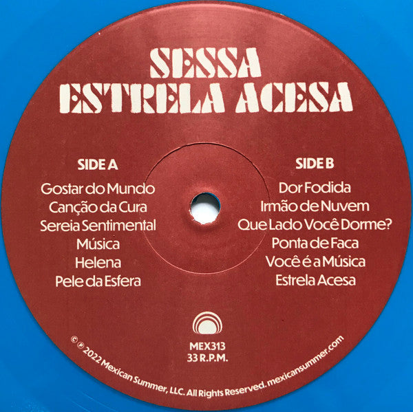 Sessa - Estrela Acesa (BLUE VINYL) | Mint (M) Mint (M)-The Happy Cap