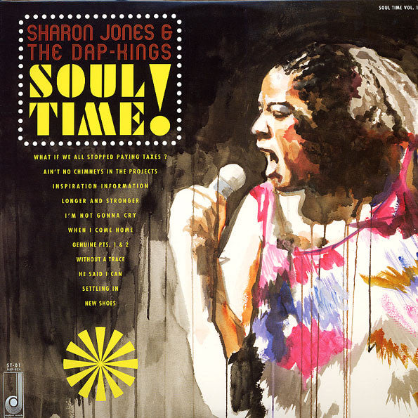 Sharon Jones & The Dap-Kings - Soul Time! (VINYL) | Mint (M) Mint (M)-The Happy Cap