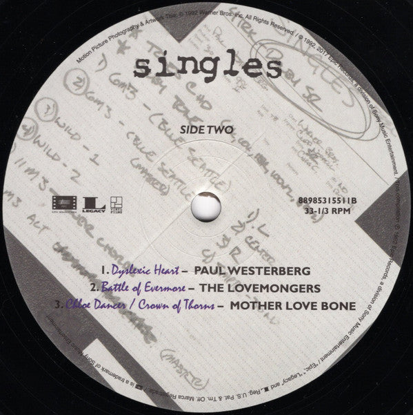 Various - Singles - Original Motion Picture Soundtrack (VINYL) |-The Happy Cap
