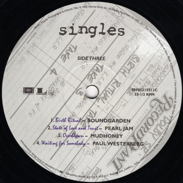 Various - Singles - Original Motion Picture Soundtrack (VINYL) |-The Happy Cap