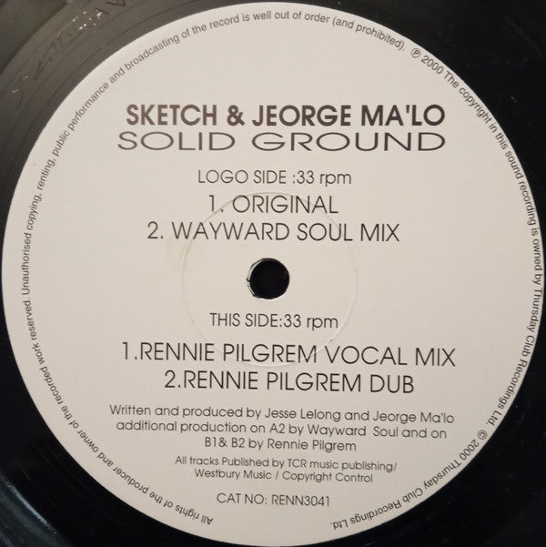 Sketch & Jeorge Ma'lo - Solid Ground | Near Mint (NM) Generic-The Happy Cap