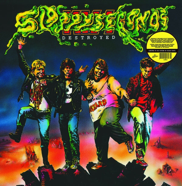 Sloppy Seconds - Destroyed (Green VinylLP) | Mint (M) Mint (M)-The Happy Cap