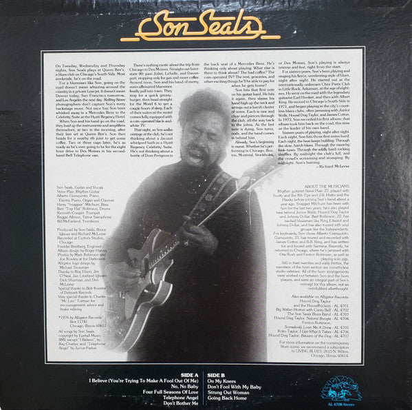 Son Seals - Midnight Son | Near Mint (NM) Very Good Plus (VG+)-The Happy Cap